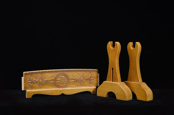 Brown Fortune Solid Wood Single Tier Katana Stand